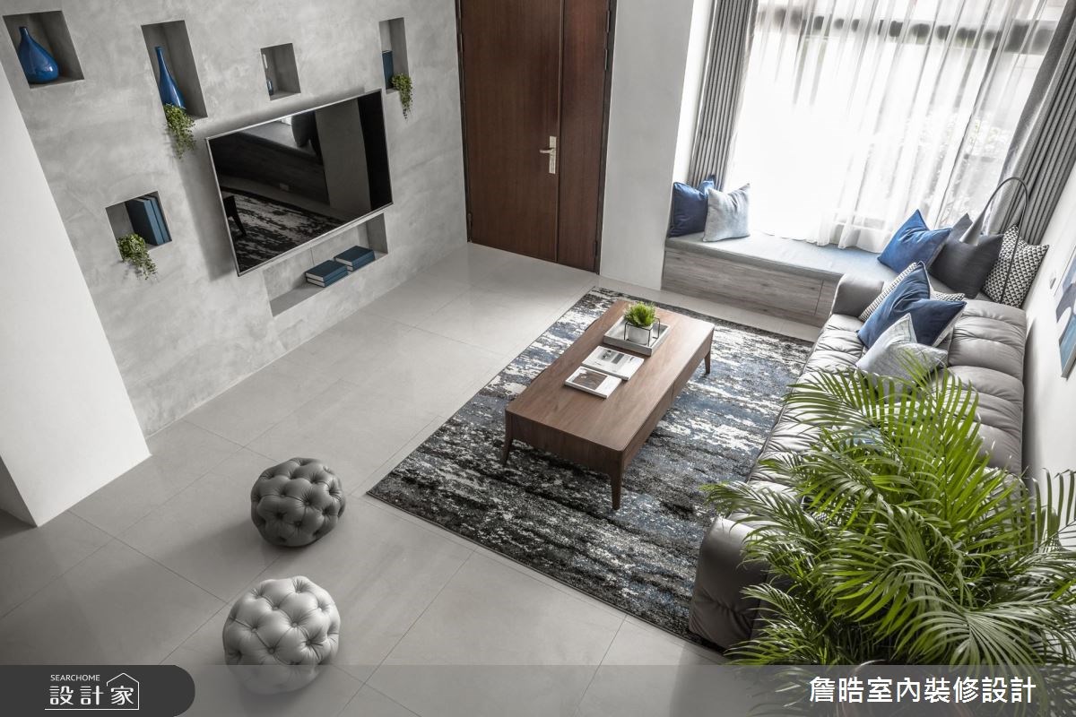 60坪新成屋(5年以下)＿現代風客廳案例圖片＿詹晧室內裝修設計有限公司＿詹晧設計05_60坪現代風之12
