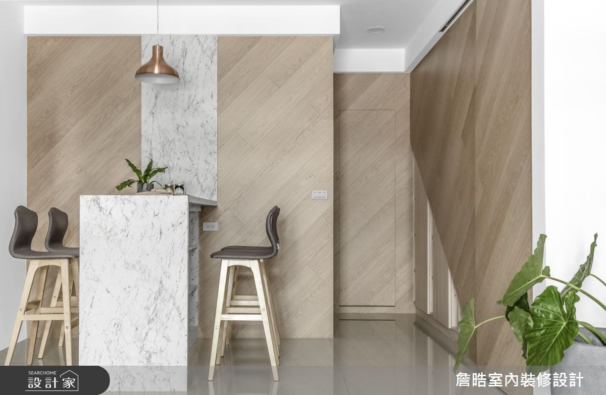 60坪新成屋(5年以下)＿現代風餐廳吧檯案例圖片＿詹晧室內裝修設計有限公司＿詹晧設計06_60坪現代風之4