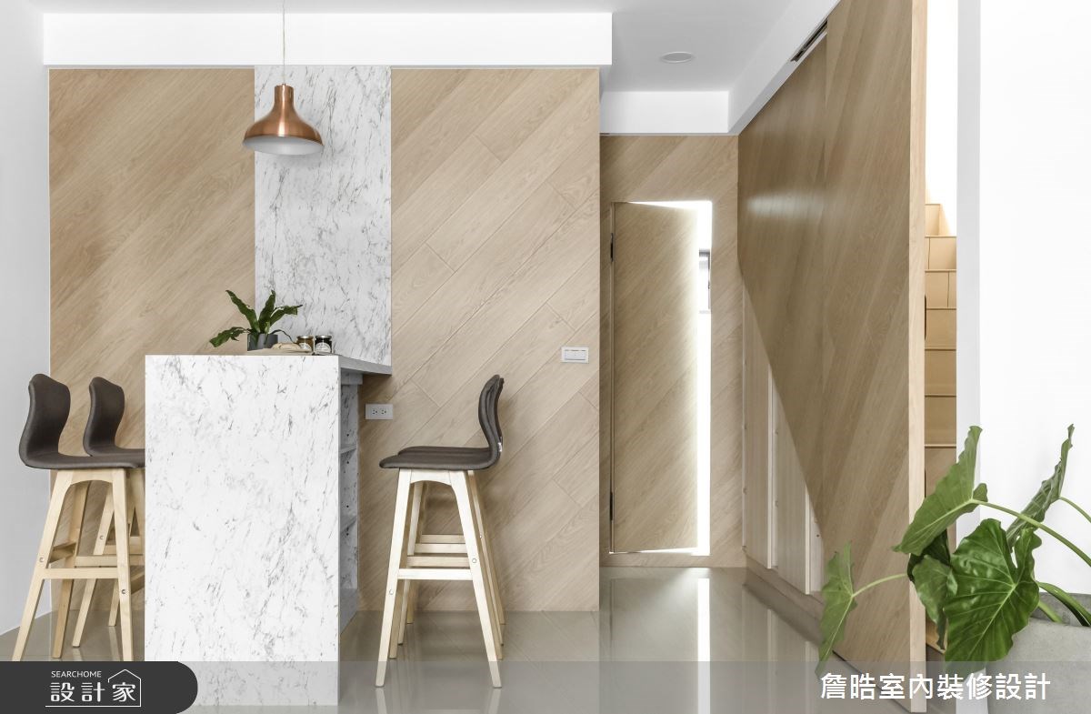 60坪新成屋(5年以下)＿現代風餐廳吧檯案例圖片＿詹晧室內裝修設計有限公司＿詹晧設計06_60坪現代風之5