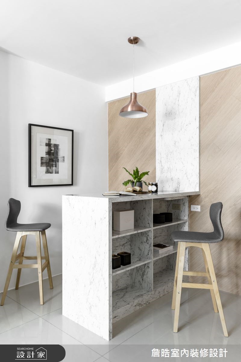 60坪新成屋(5年以下)＿現代風餐廳吧檯案例圖片＿詹晧室內裝修設計有限公司＿詹晧設計06_60坪現代風之7