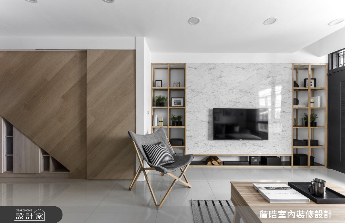60坪新成屋(5年以下)＿現代風客廳案例圖片＿詹晧室內裝修設計有限公司＿詹晧設計06_60坪現代風之9