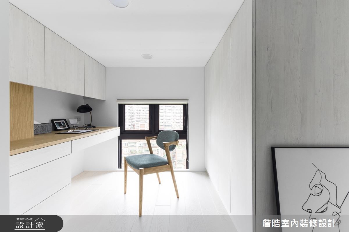 12坪新成屋(5年以下)＿現代風書房案例圖片＿詹晧室內裝修設計有限公司＿詹晧設計08_12坪三房現代風之12