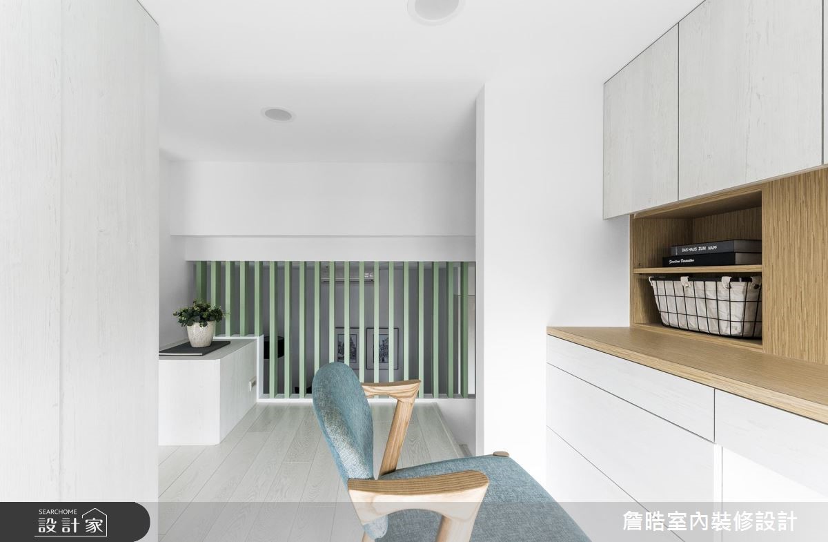 12坪新成屋(5年以下)＿現代風書房案例圖片＿詹晧室內裝修設計有限公司＿詹晧設計08_12坪三房現代風之11