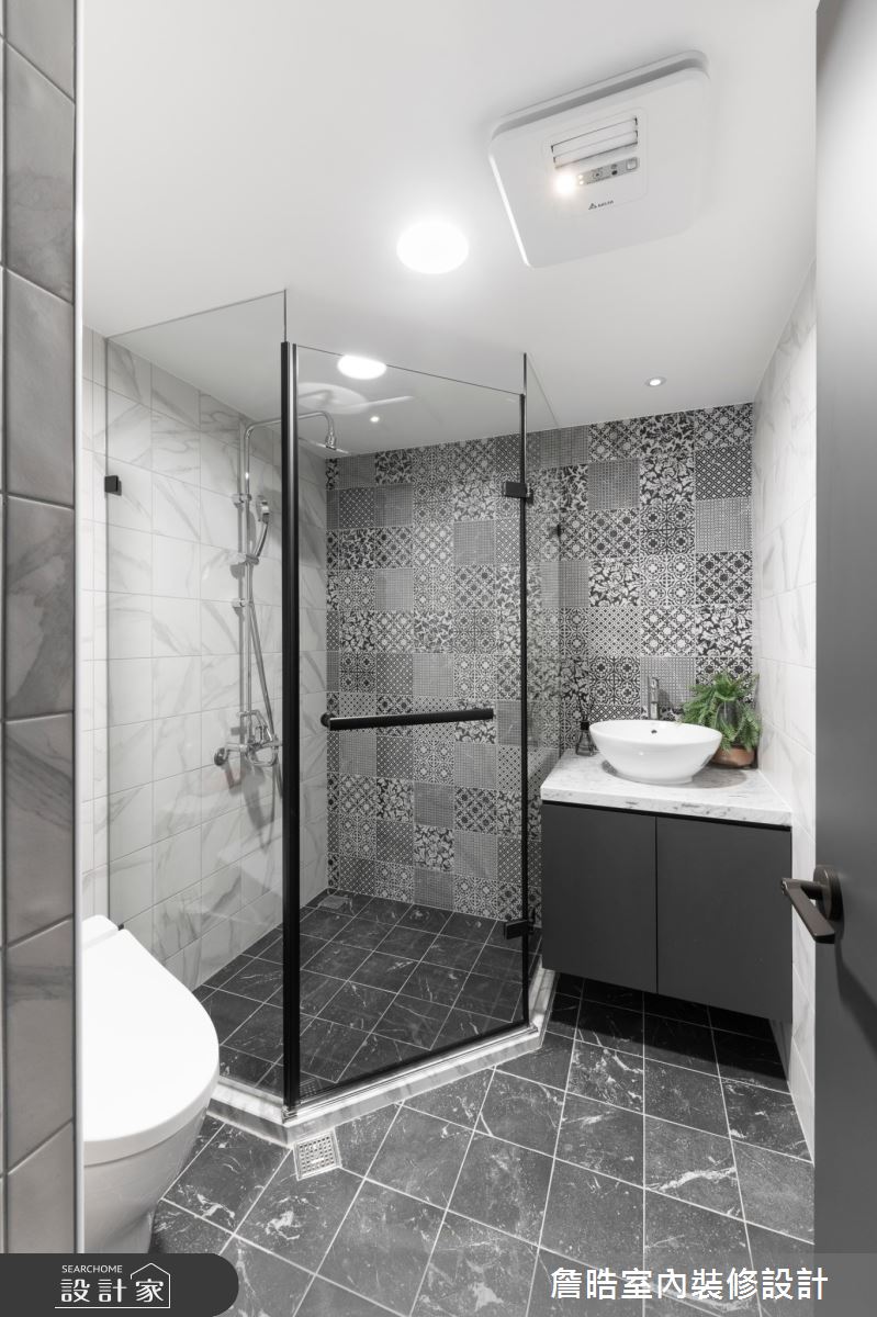 45坪老屋(16~30年)＿現代風浴室案例圖片＿詹晧室內裝修設計有限公司＿詹晧設計13_45坪老屋翻新現代風之15