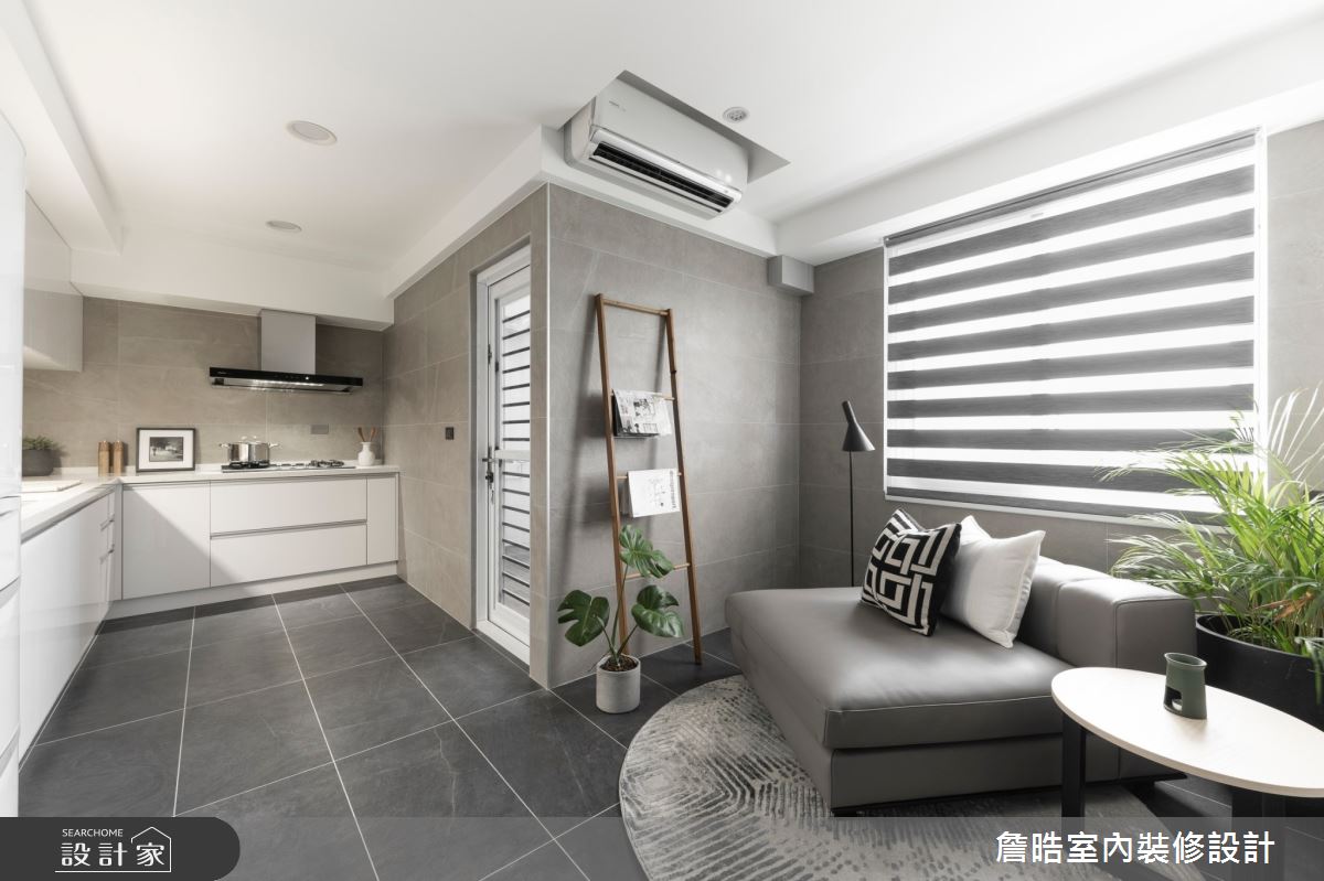 45坪老屋(16~30年)＿現代風廚房多功能室案例圖片＿詹晧室內裝修設計有限公司＿詹晧設計13_45坪老屋翻新現代風之13