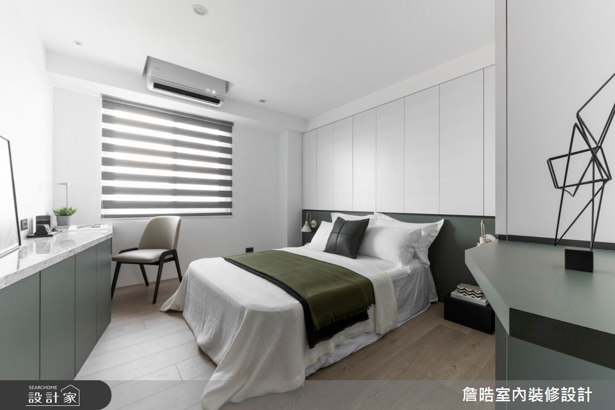 45坪老屋(16~30年)＿現代風臥室案例圖片＿詹晧室內裝修設計有限公司＿詹晧設計13_45坪老屋翻新現代風之16