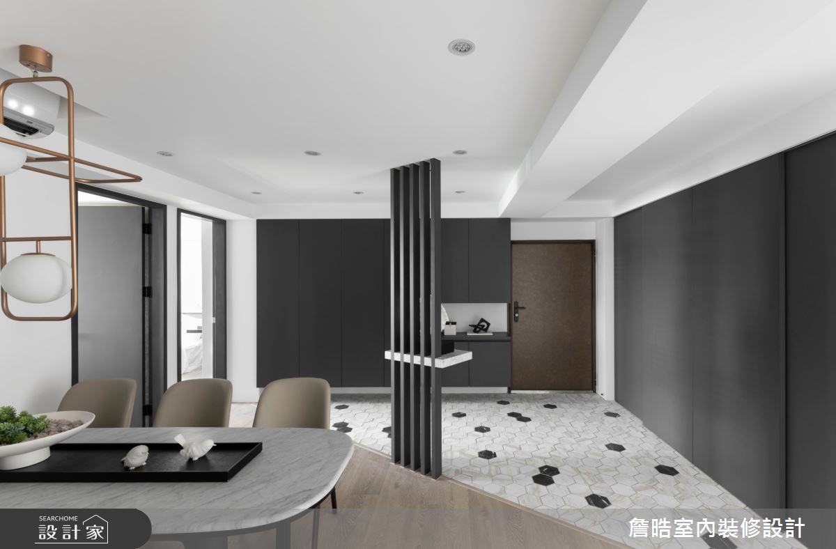 45坪老屋(16~30年)＿現代風玄關餐廳案例圖片＿詹晧室內裝修設計有限公司＿詹晧設計13_45坪老屋翻新現代風之4