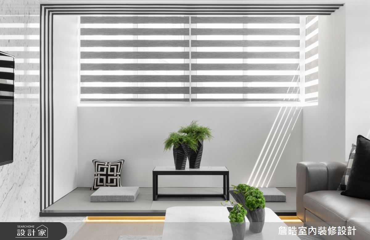 45坪老屋(16~30年)＿現代風客廳多功能室案例圖片＿詹晧室內裝修設計有限公司＿詹晧設計13_45坪老屋翻新現代風之9