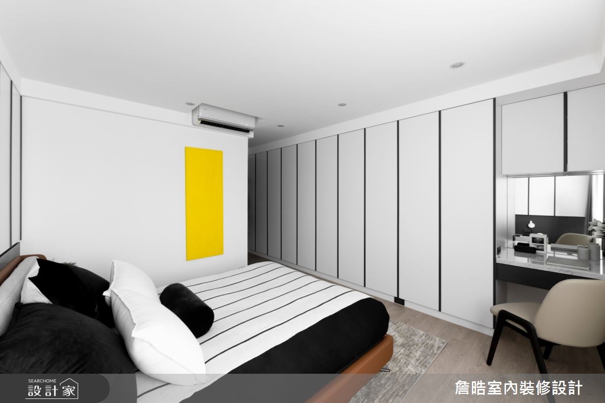 45坪老屋(16~30年)＿現代風臥室案例圖片＿詹晧室內裝修設計有限公司＿詹晧設計13_45坪老屋翻新現代風之22