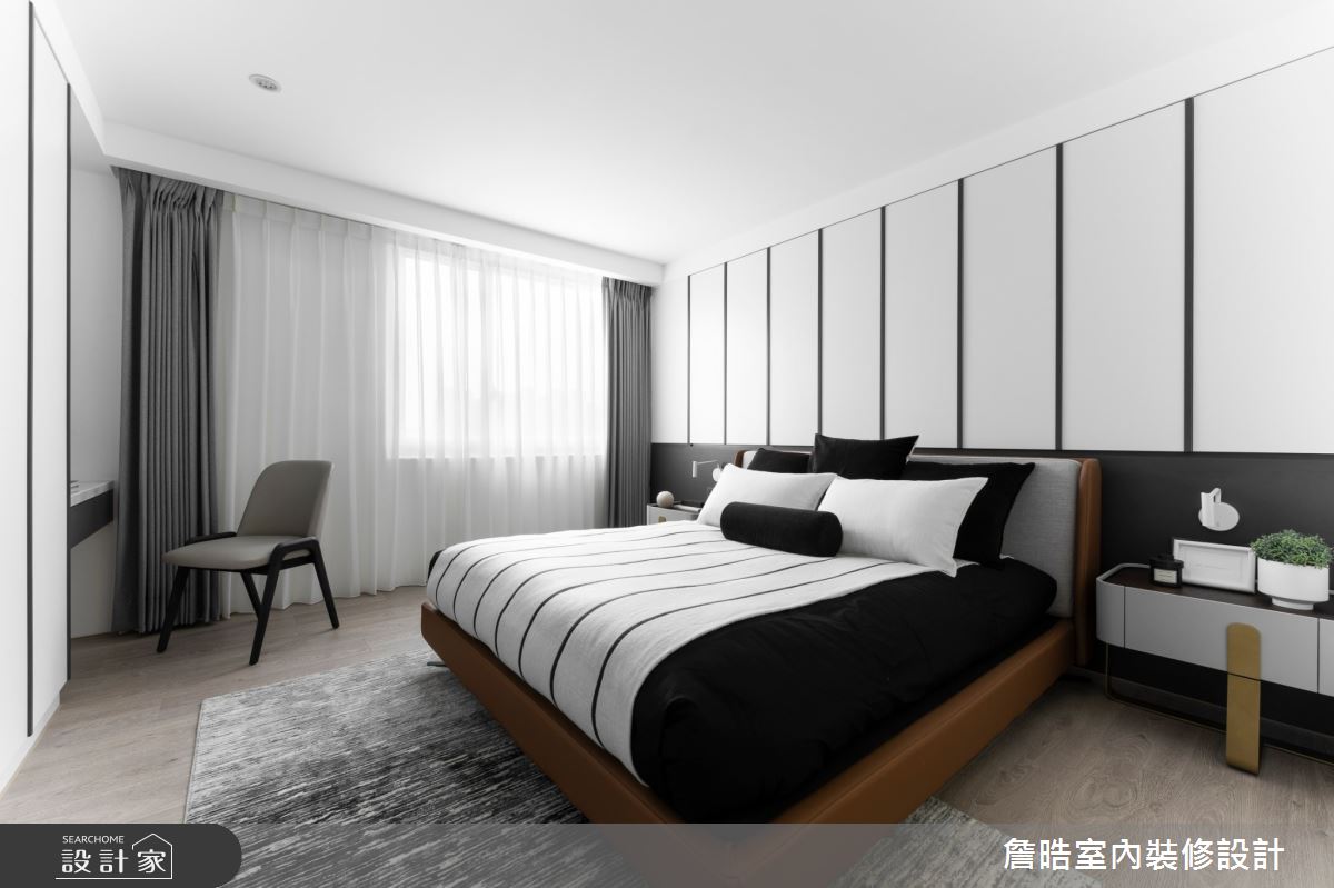 45坪老屋(16~30年)＿現代風臥室案例圖片＿詹晧室內裝修設計有限公司＿詹晧設計13_45坪老屋翻新現代風之20