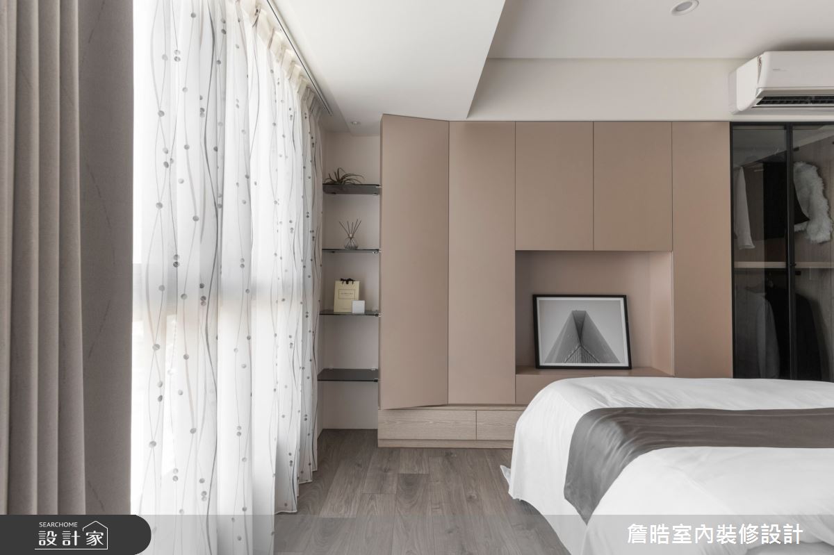 30坪新成屋(5年以下)＿現代風臥室案例圖片＿詹晧室內裝修設計有限公司＿詹晧設計14_30坪現代風之28