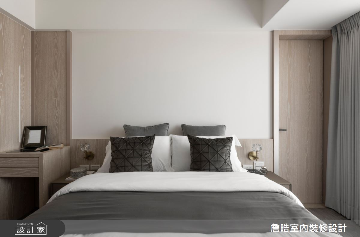 30坪新成屋(5年以下)＿現代風臥室案例圖片＿詹晧室內裝修設計有限公司＿詹晧設計14_30坪現代風之26