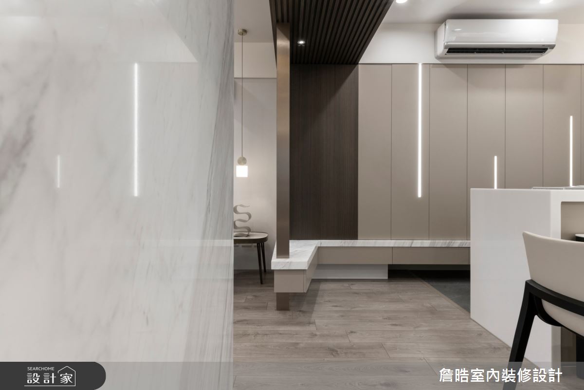 30坪新成屋(5年以下)＿現代風餐廳走廊案例圖片＿詹晧室內裝修設計有限公司＿詹晧設計14_30坪現代風之9