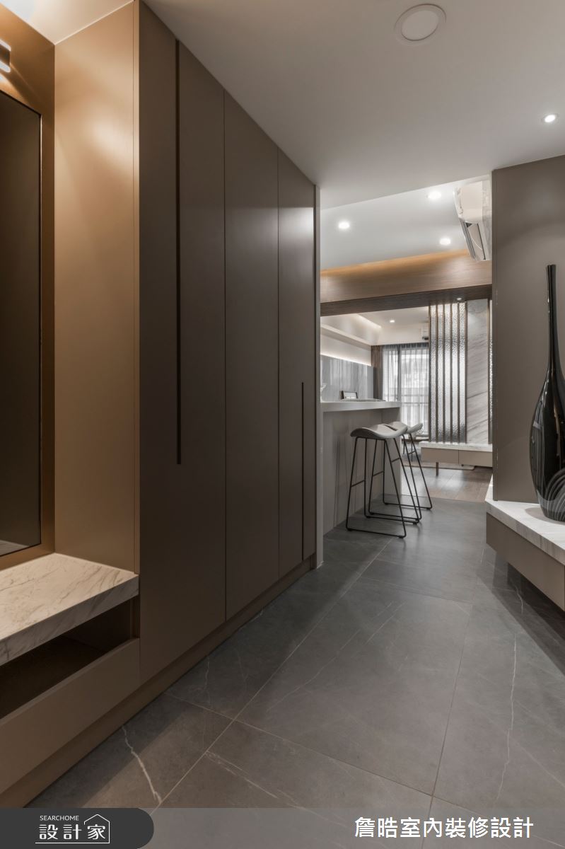 30坪新成屋(5年以下)＿現代風玄關案例圖片＿詹晧室內裝修設計有限公司＿詹晧設計14_30坪現代風之1