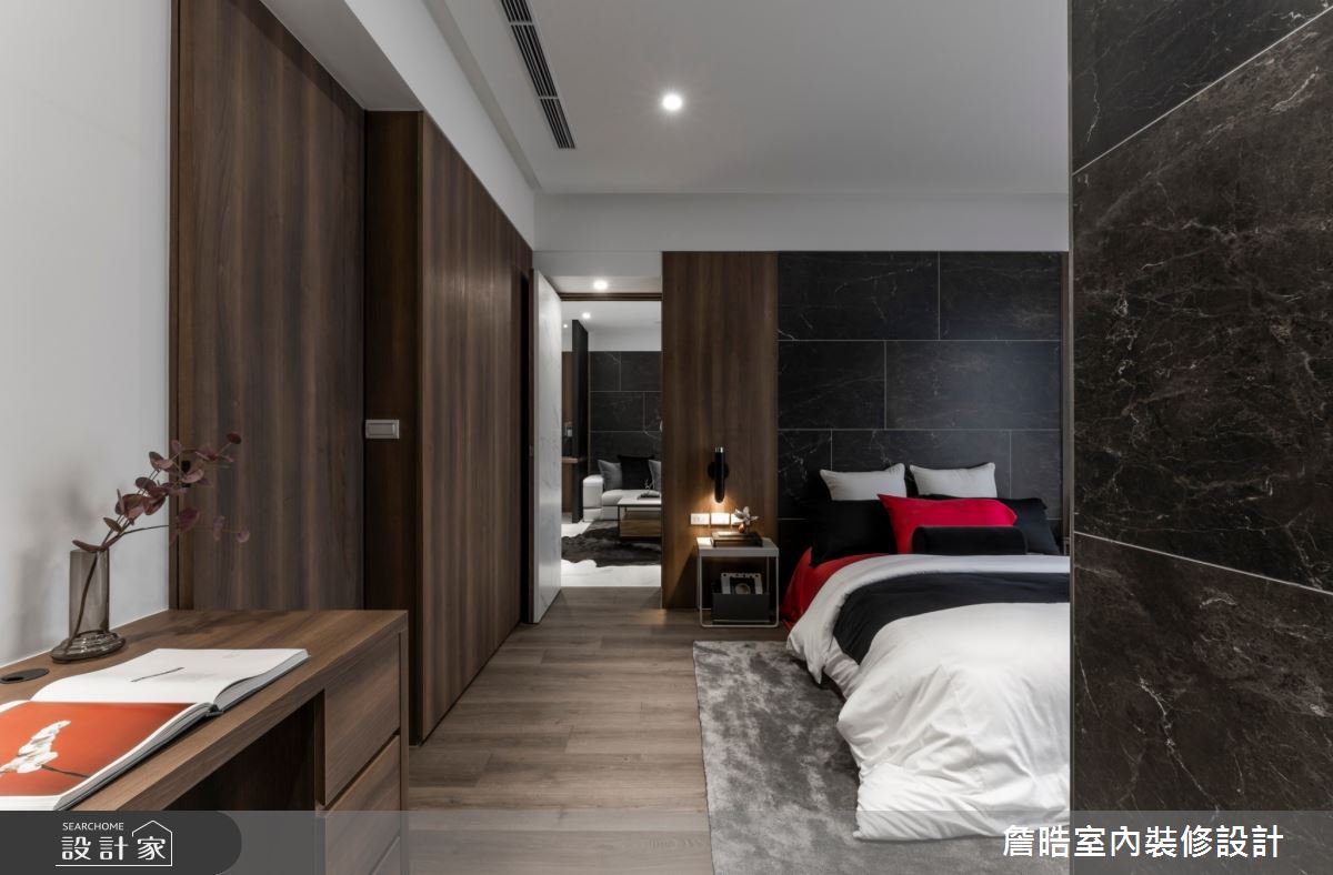 30坪新成屋(5年以下)＿現代風臥室浴室案例圖片＿詹晧室內裝修設計有限公司＿詹晧設計15_30坪現代風之15