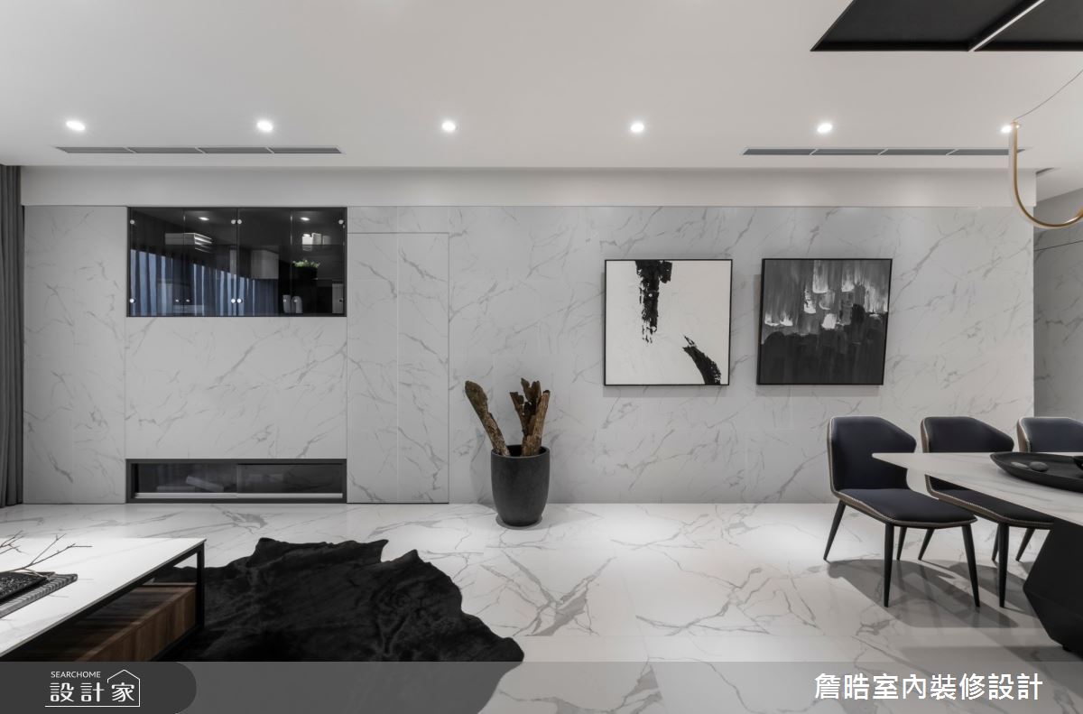 30坪新成屋(5年以下)＿現代風客廳餐廳案例圖片＿詹晧室內裝修設計有限公司＿詹晧設計15_30坪現代風之7