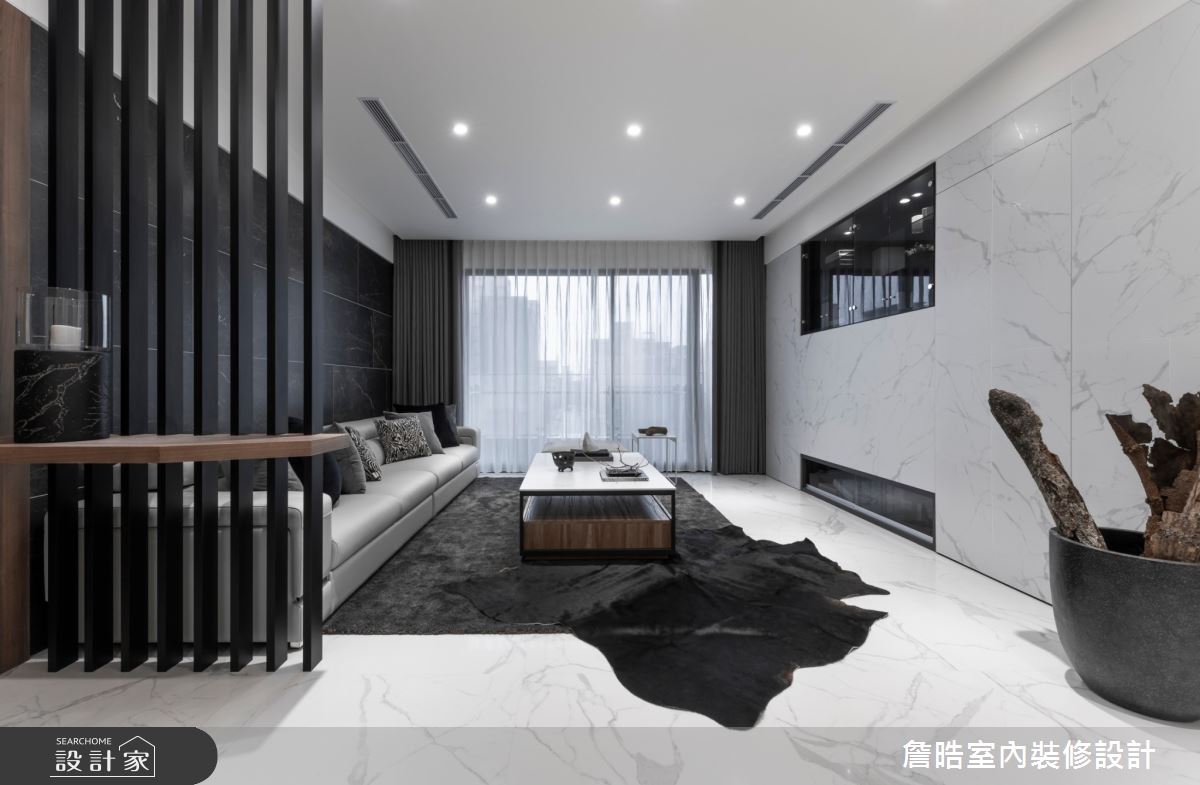 30坪新成屋(5年以下)＿現代風客廳案例圖片＿詹晧室內裝修設計有限公司＿詹晧設計15_30坪現代風之4