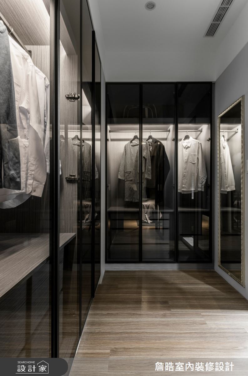 60坪中古屋(5~15年)＿現代風更衣間案例圖片＿詹晧室內裝修設計有限公司＿詹晧設計16_60坪現代風之25