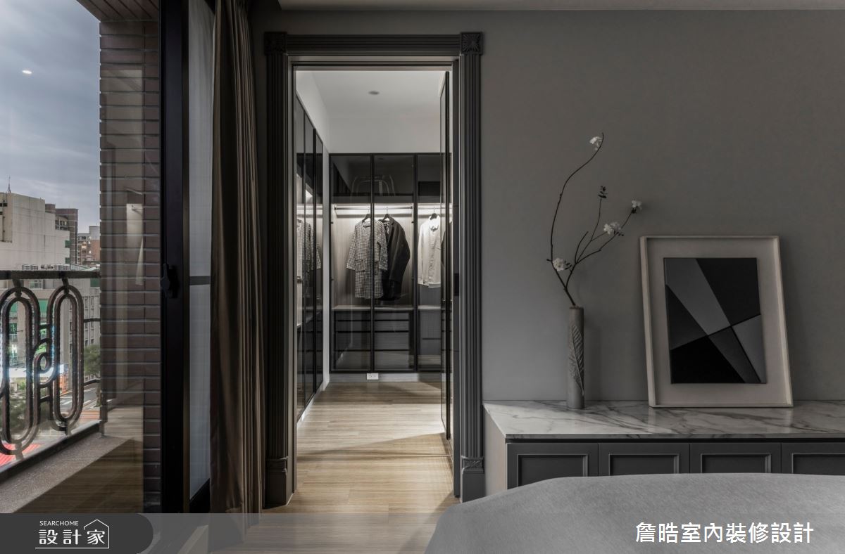 60坪中古屋(5~15年)＿現代風臥室更衣間案例圖片＿詹晧室內裝修設計有限公司＿詹晧設計16_60坪現代風之24