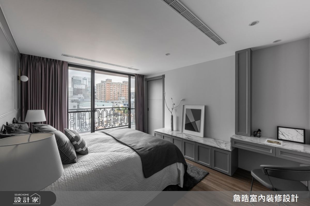 60坪中古屋(5~15年)＿現代風臥室案例圖片＿詹晧室內裝修設計有限公司＿詹晧設計16_60坪現代風之23