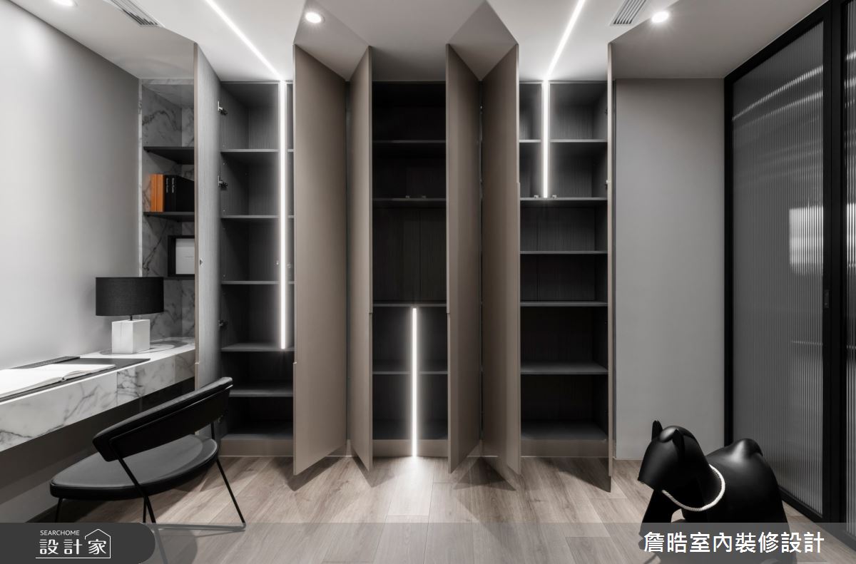 60坪中古屋(5~15年)＿現代風書房工作區案例圖片＿詹晧室內裝修設計有限公司＿詹晧設計16_60坪現代風之21