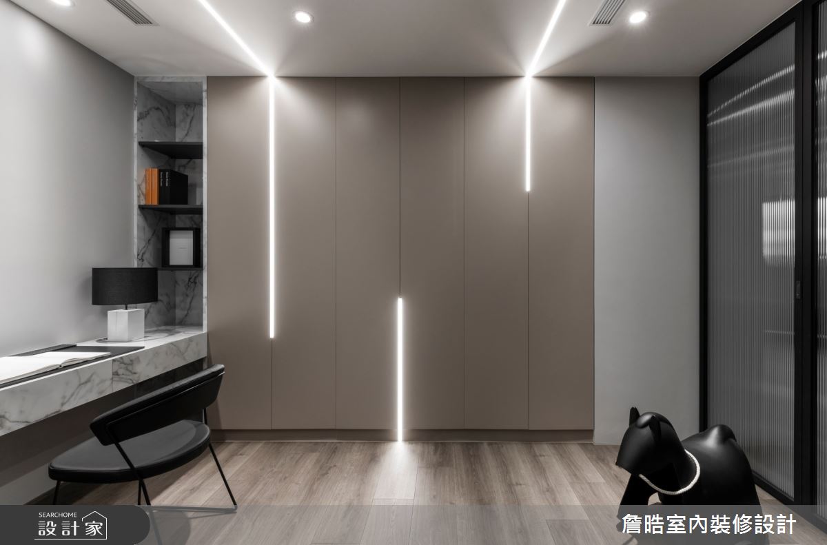60坪中古屋(5~15年)＿現代風書房工作區案例圖片＿詹晧室內裝修設計有限公司＿詹晧設計16_60坪現代風之20