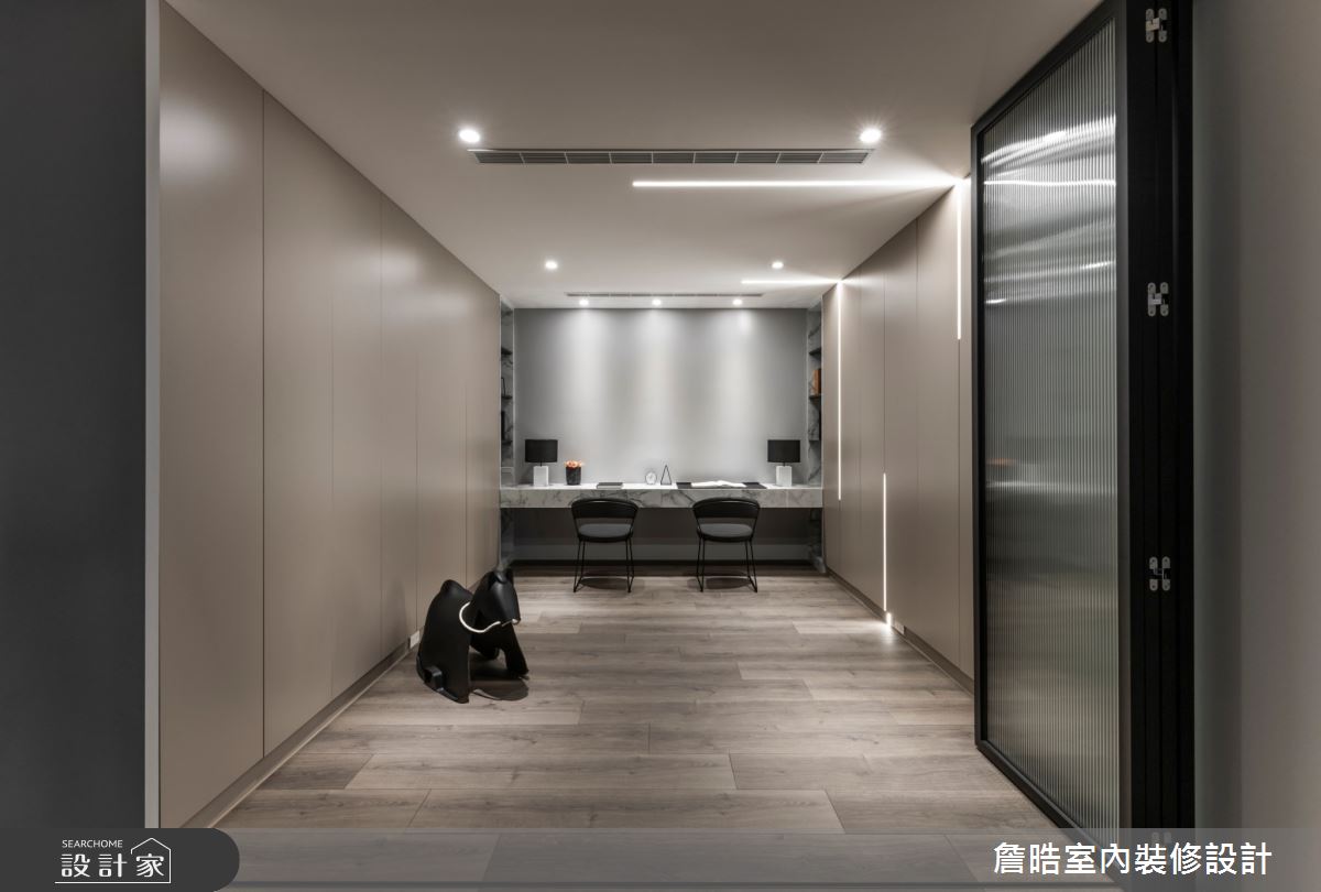 60坪中古屋(5~15年)＿現代風書房工作區案例圖片＿詹晧室內裝修設計有限公司＿詹晧設計16_60坪現代風之19