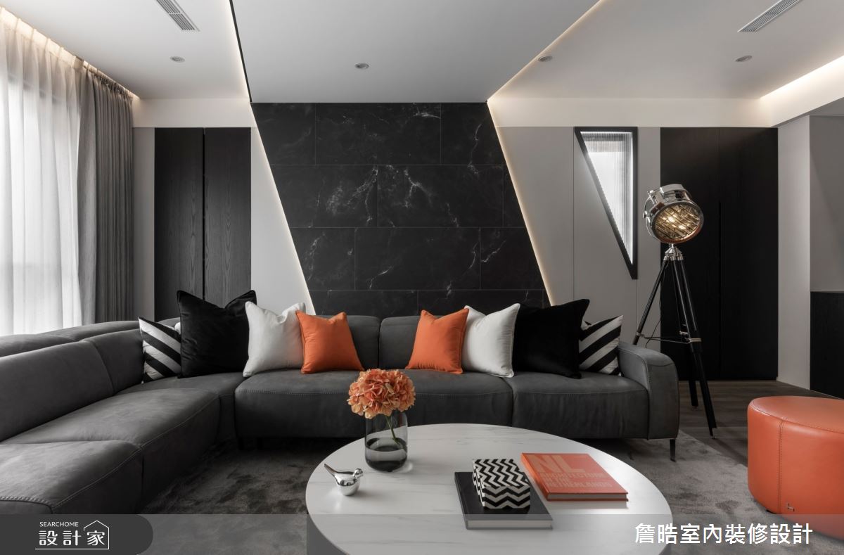 60坪中古屋(5~15年)＿現代風客廳案例圖片＿詹晧室內裝修設計有限公司＿詹晧設計16_60坪現代風之11