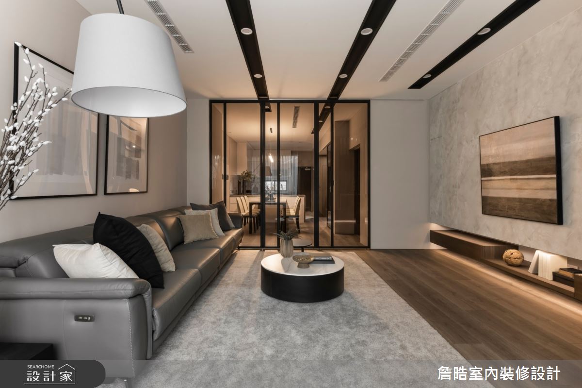 40坪新成屋(5年以下)＿現代日式風客廳餐廳案例圖片＿詹晧室內裝修設計有限公司＿詹晧設計17_40坪現代日式風之6