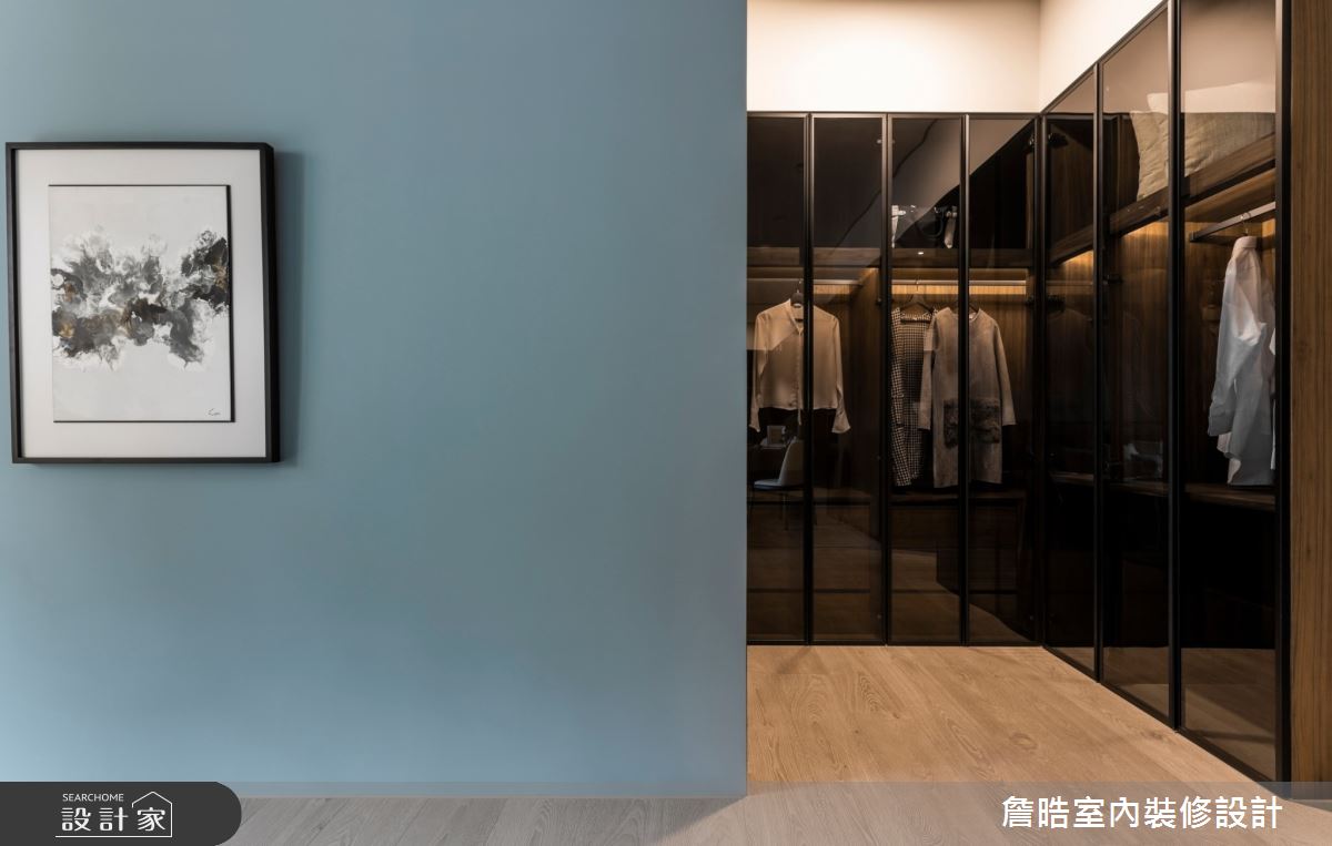 40坪新成屋(5年以下)＿現代日式風臥室更衣間案例圖片＿詹晧室內裝修設計有限公司＿詹晧設計17_40坪現代日式風之14
