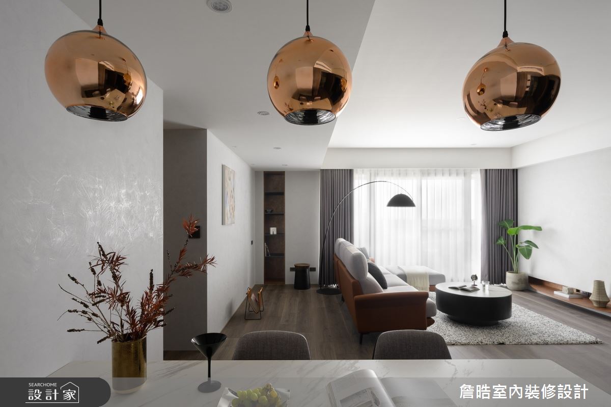 30坪新成屋(5年以下)＿工業風客廳餐廳案例圖片＿詹晧室內裝修設計有限公司＿詹晧設計18_30坪工業風之5