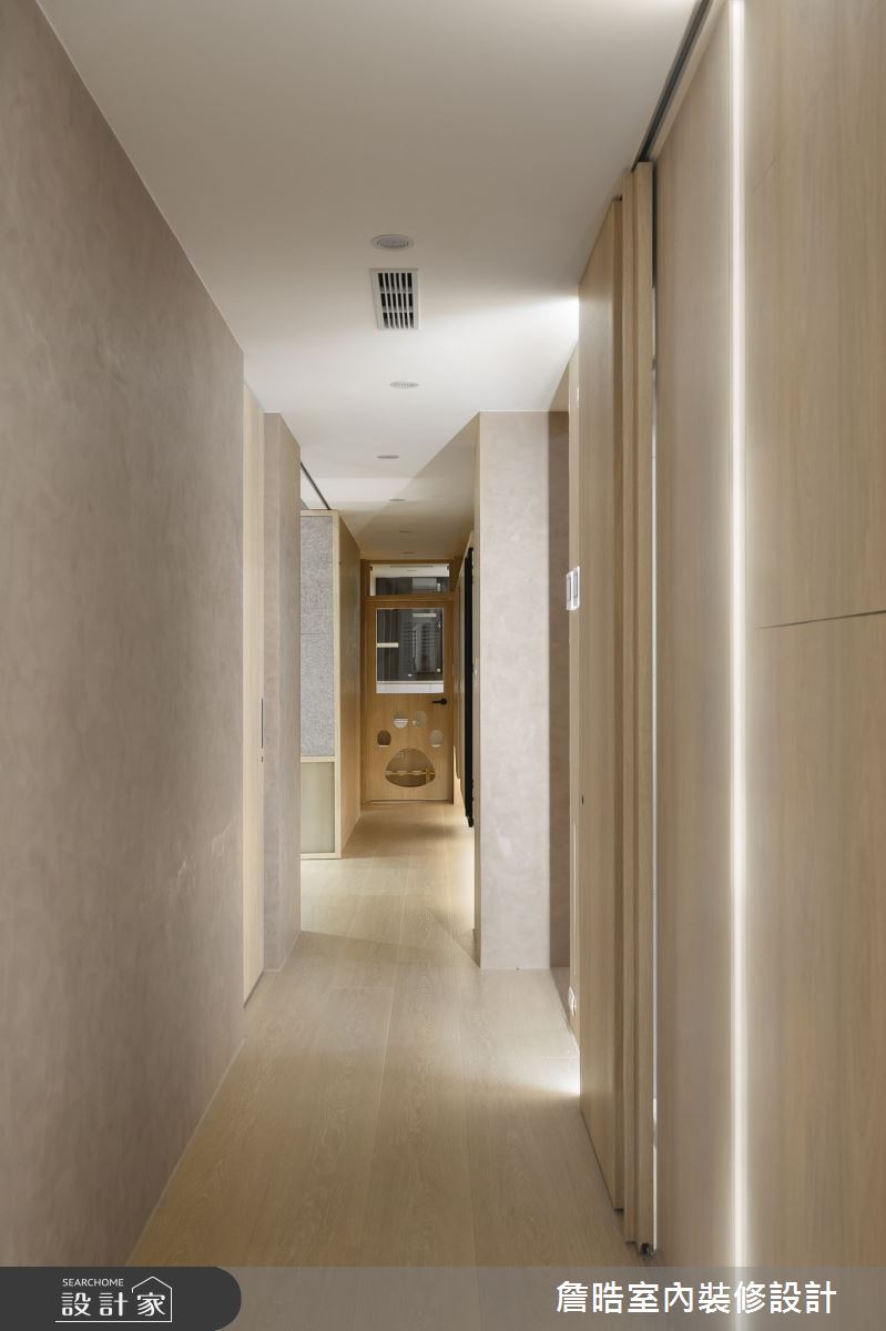 90坪新成屋(5年以下)＿現代風走廊寵物案例圖片＿詹晧室內裝修設計有限公司＿詹晧設計19_90坪現代風之20