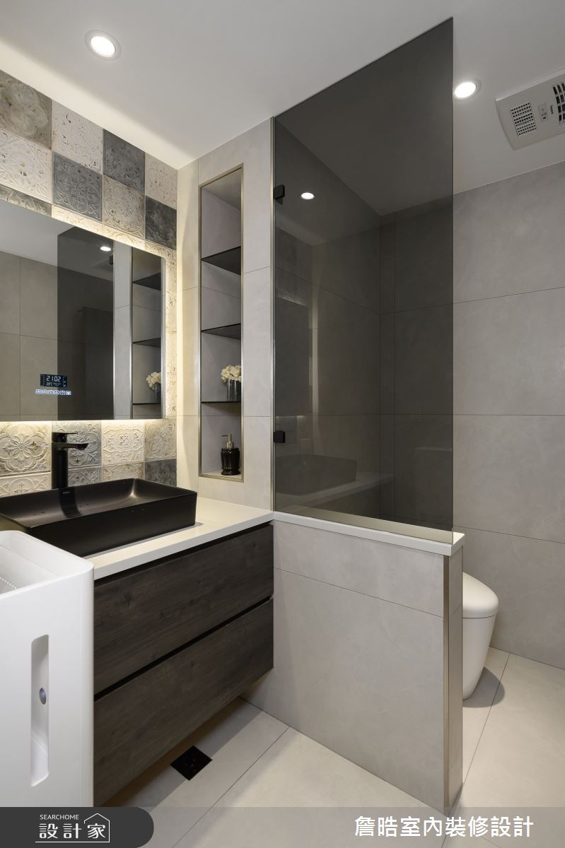 90坪新成屋(5年以下)＿現代風浴室案例圖片＿詹晧室內裝修設計有限公司＿詹晧設計19_90坪現代風之62