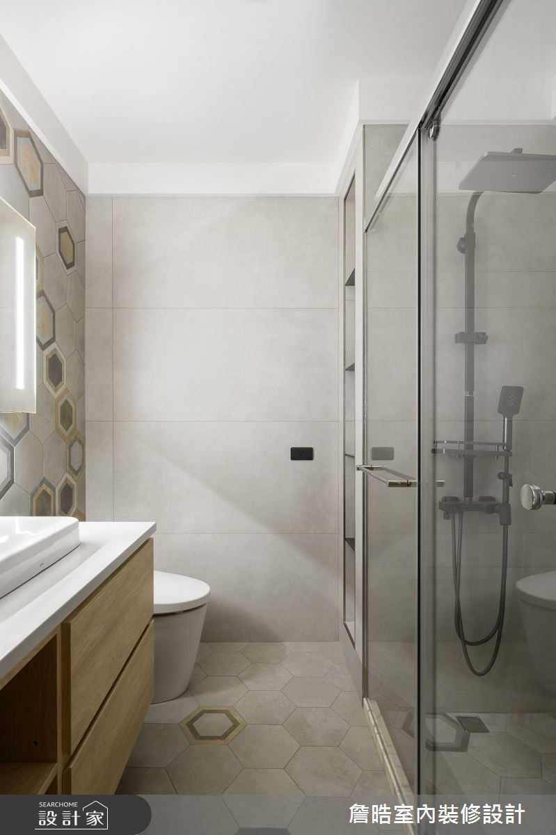 90坪新成屋(5年以下)＿現代風浴室案例圖片＿詹晧室內裝修設計有限公司＿詹晧設計19_90坪現代風之61
