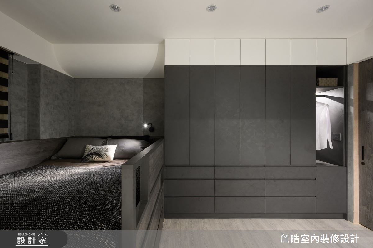 90坪新成屋(5年以下)＿現代風臥室案例圖片＿詹晧室內裝修設計有限公司＿詹晧設計19_90坪現代風之47