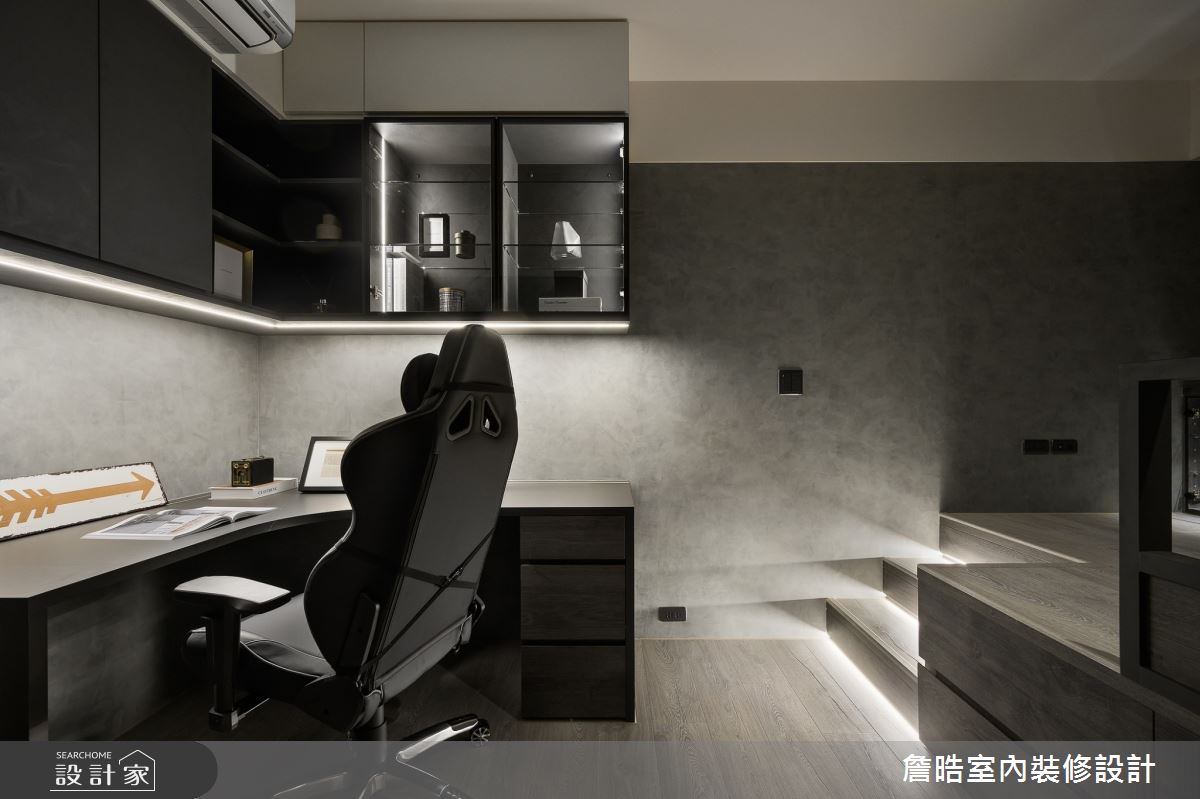 90坪新成屋(5年以下)＿現代風臥室案例圖片＿詹晧室內裝修設計有限公司＿詹晧設計19_90坪現代風之45