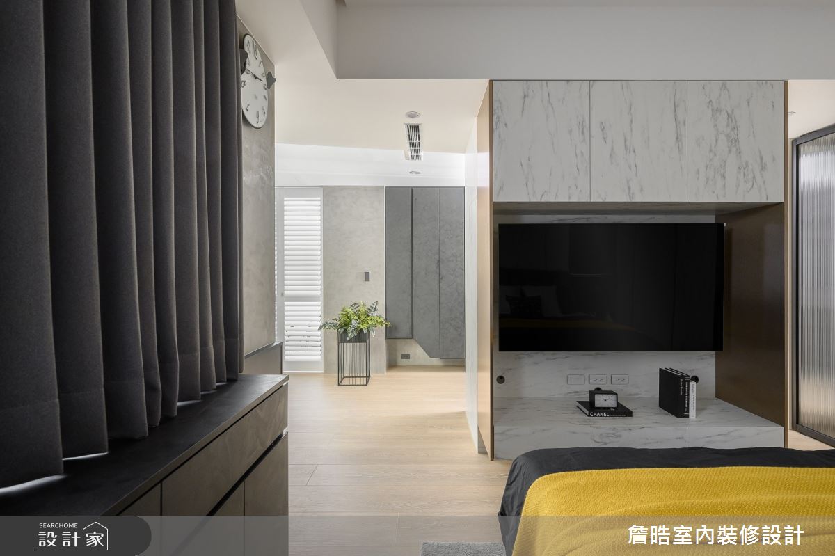 90坪新成屋(5年以下)＿現代風臥室案例圖片＿詹晧室內裝修設計有限公司＿詹晧設計19_90坪現代風之38