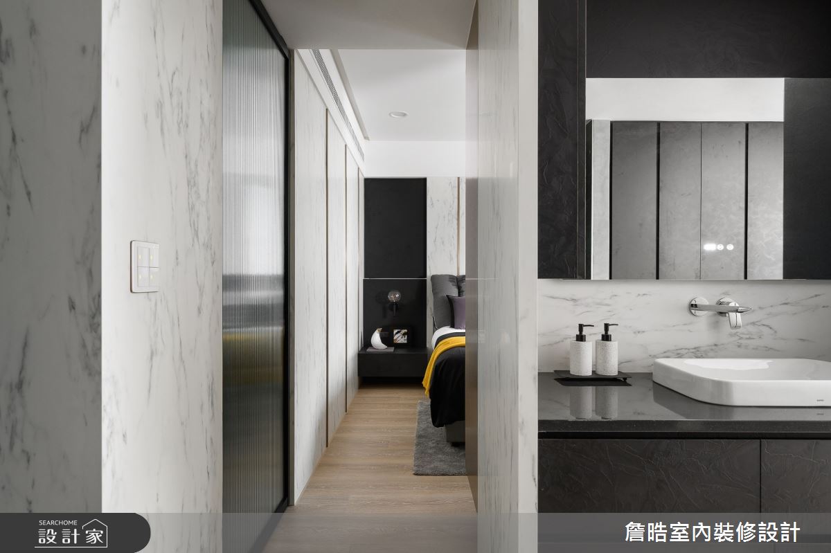 90坪新成屋(5年以下)＿現代風臥室案例圖片＿詹晧室內裝修設計有限公司＿詹晧設計19_90坪現代風之31