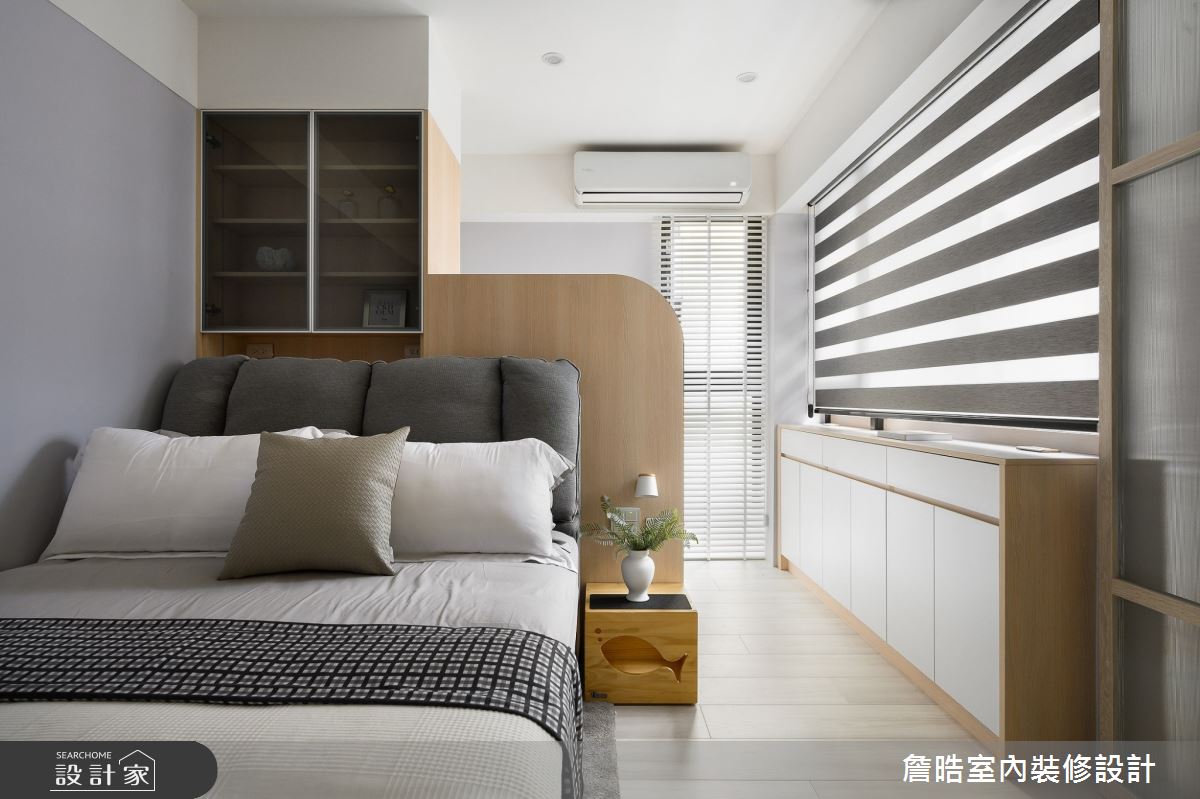 90坪新成屋(5年以下)＿現代風臥室案例圖片＿詹晧室內裝修設計有限公司＿詹晧設計19_90坪現代風之29
