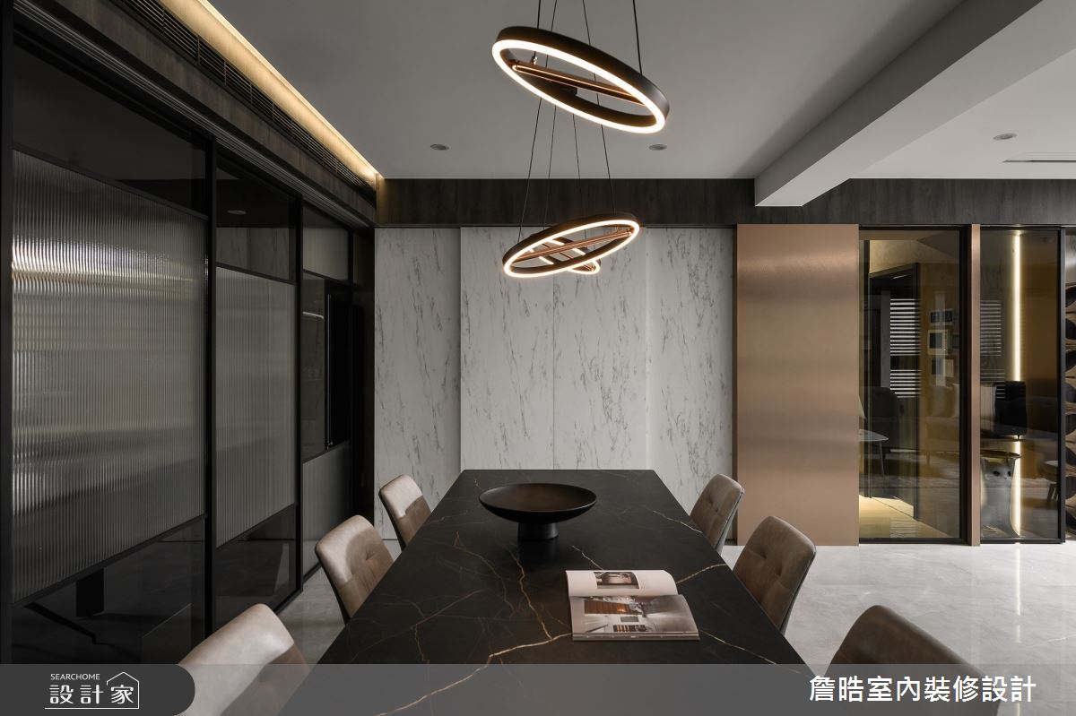 90坪新成屋(5年以下)＿現代風餐廳案例圖片＿詹晧室內裝修設計有限公司＿詹晧設計19_90坪現代風之11