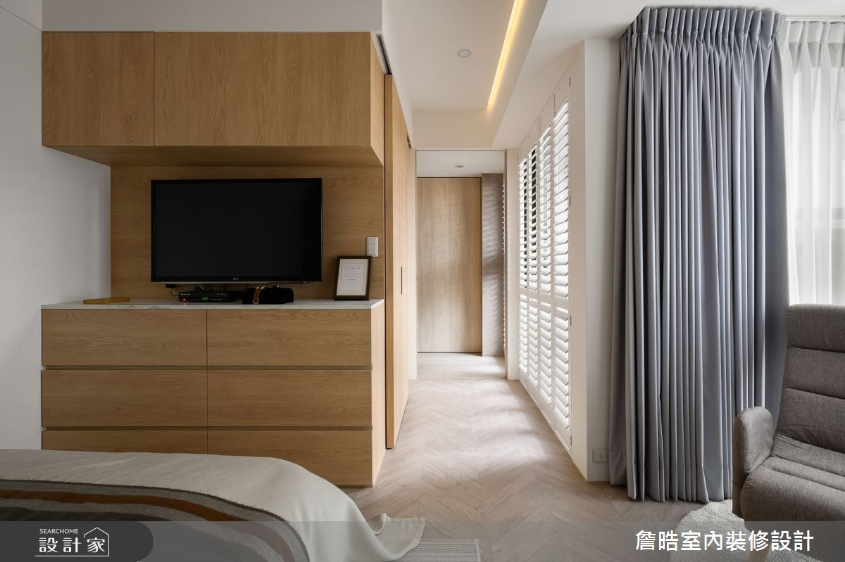 90坪新成屋(5年以下)＿現代風臥室走廊案例圖片＿詹晧室內裝修設計有限公司＿詹晧設計19_90坪現代風之42