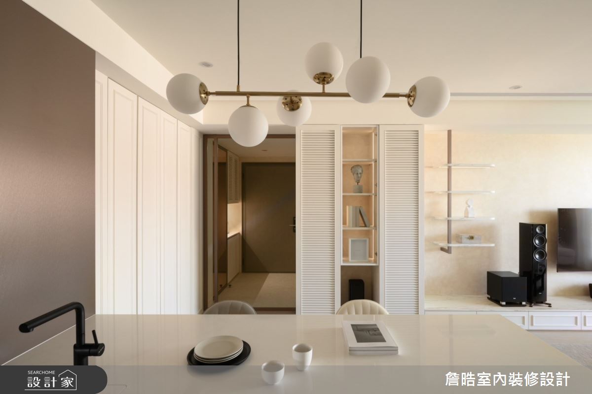 30坪新成屋(5年以下)＿侘寂風玄關餐廳案例圖片＿詹晧室內裝修設計有限公司＿詹晧設計20_30坪侘寂風之7