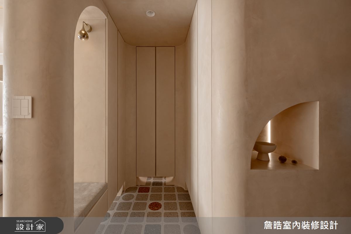 30坪預售屋＿侘寂風玄關案例圖片＿詹晧室內裝修設計有限公司＿詹晧設計22_30坪侘寂風之2