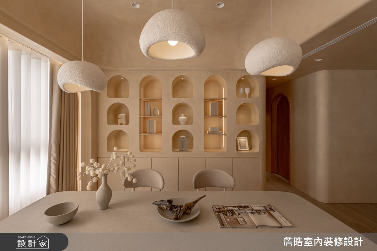 30坪預售屋＿侘寂風餐廳案例圖片＿詹晧室內裝修設計有限公司＿詹晧設計22_30坪侘寂風之11