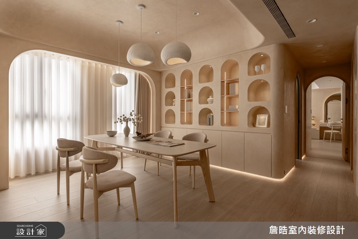 30坪預售屋＿侘寂風餐廳案例圖片＿詹晧室內裝修設計有限公司＿詹晧設計22_30坪侘寂風之13