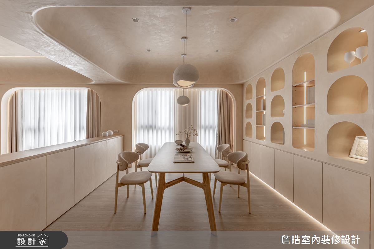 30坪預售屋＿侘寂風餐廳案例圖片＿詹晧室內裝修設計有限公司＿詹晧設計22_30坪侘寂風之15