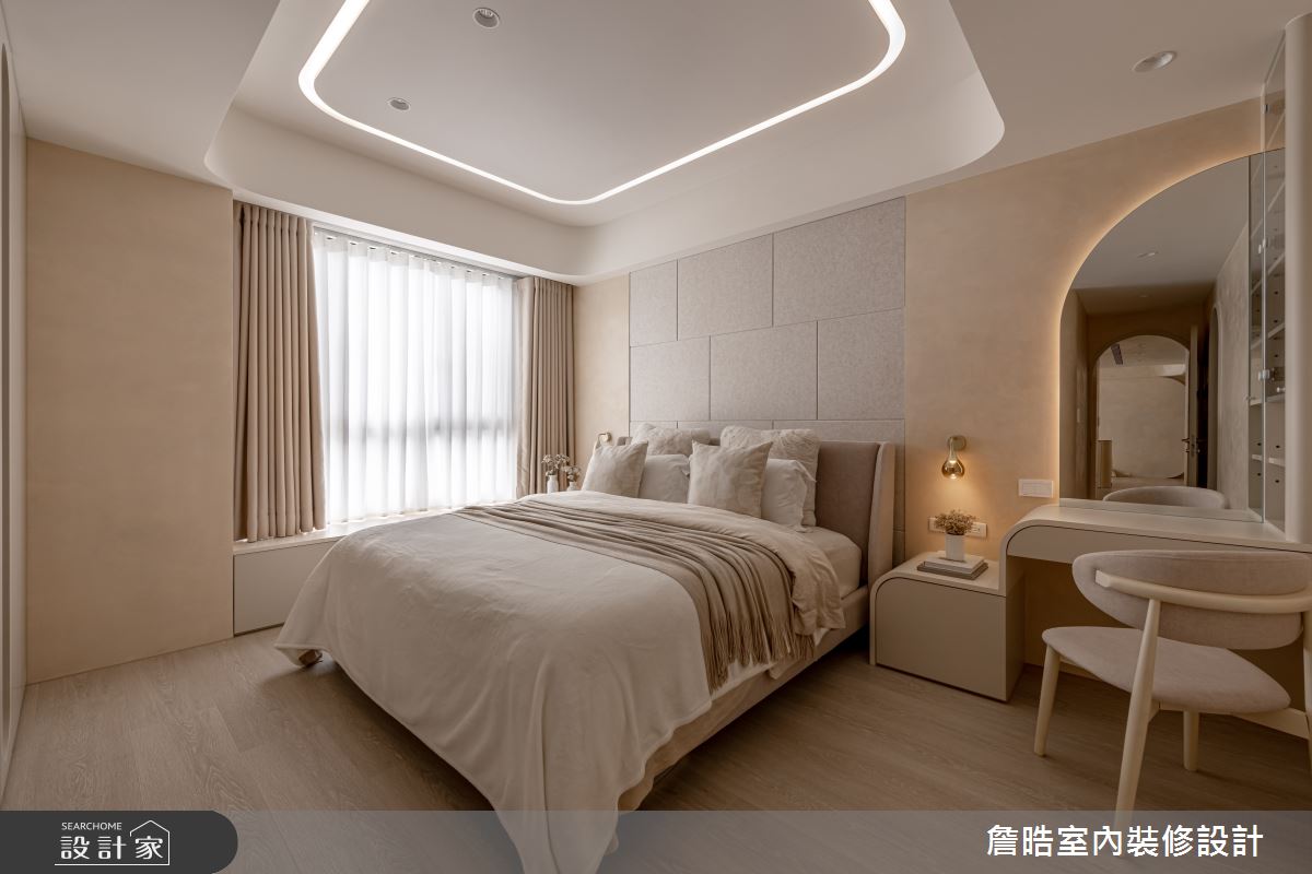 30坪預售屋＿侘寂風臥室案例圖片＿詹晧室內裝修設計有限公司＿詹晧設計22_30坪侘寂風之28