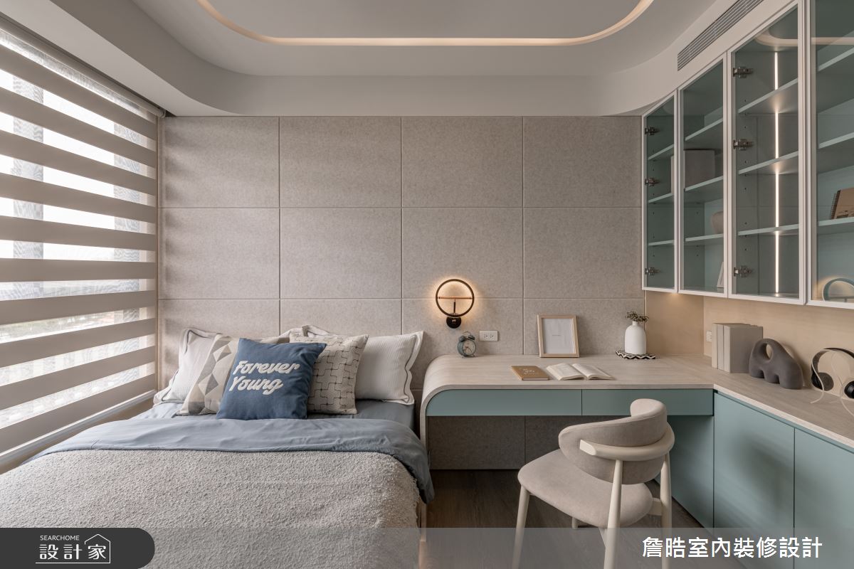 30坪預售屋＿侘寂風臥室案例圖片＿詹晧室內裝修設計有限公司＿詹晧設計22_30坪侘寂風之35