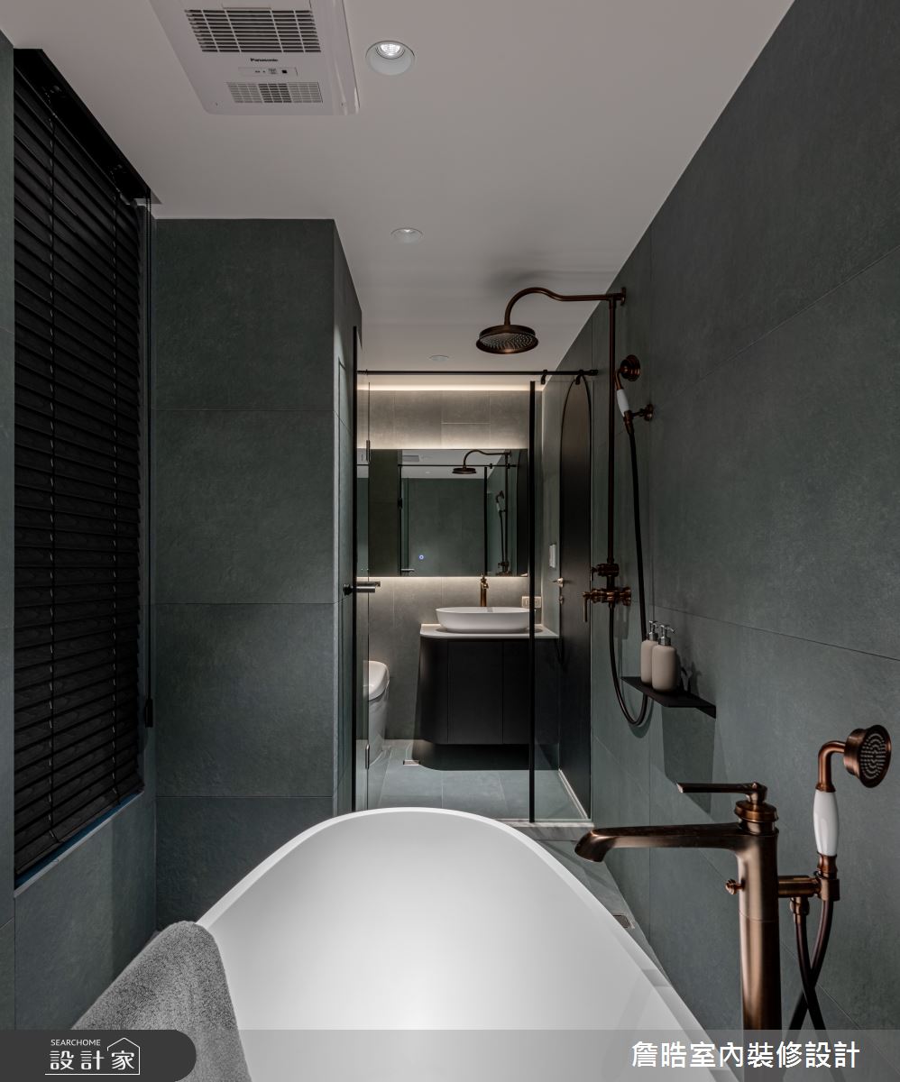 30坪預售屋＿侘寂風浴室案例圖片＿詹晧室內裝修設計有限公司＿詹晧設計22_30坪侘寂風之40