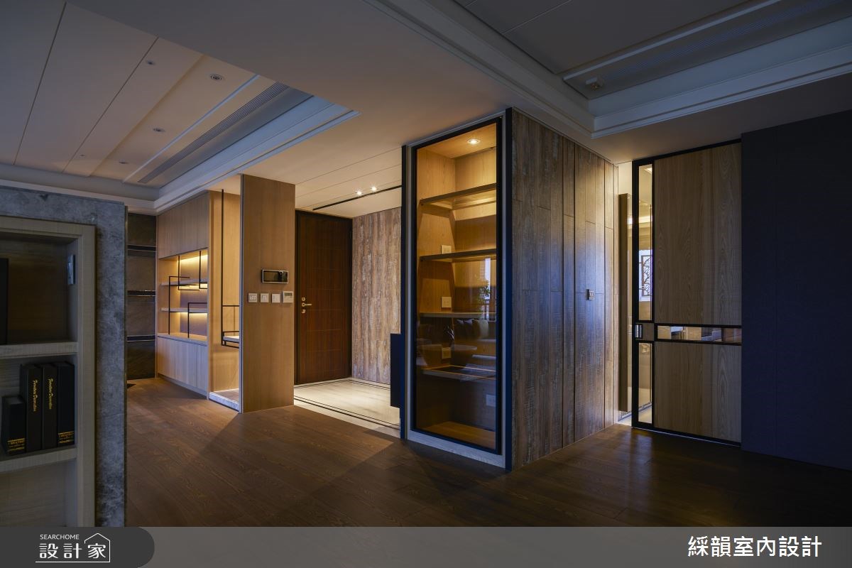 110坪新成屋(5年以下)＿現代風玄關案例圖片＿綵韻室內設計有限公司＿綵韻_01之1